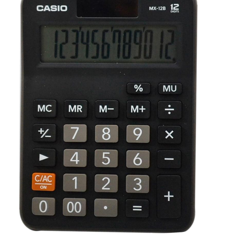 

Baru Kalkulator Casio MX12B Calculator DeskMeja Kantor Dagang MX12 B MX 12 B 12 Digit Original