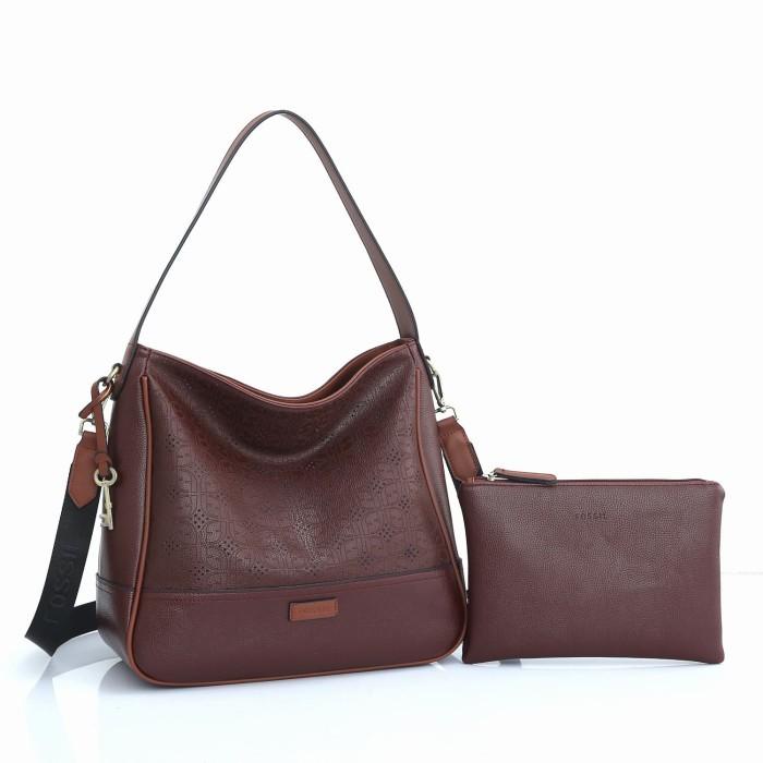 Tas Wanita Fossil Hobo Lakers Bag in Bag