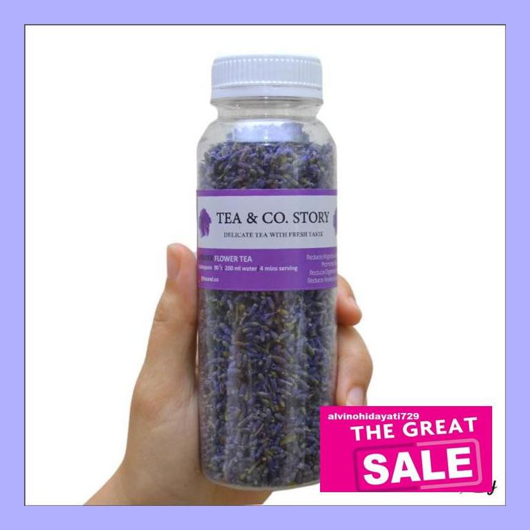 

A50Teh0 Teh Lavender/ Bunga Lavender Kering/Dried Lavender Tea Organic 30 Gr Te40Hs0