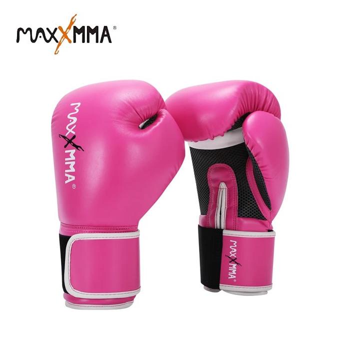 Maxxmma Pro Style Boxing Gloves For Men & Women (Gb01S) Pink Terbaru