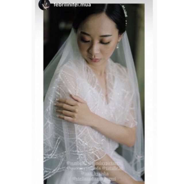 𝙏𝙪𝙩𝙪𝙡𝙡𝙚 Marrie Robe WEDDING ROBE KIMONO PENGANTIN