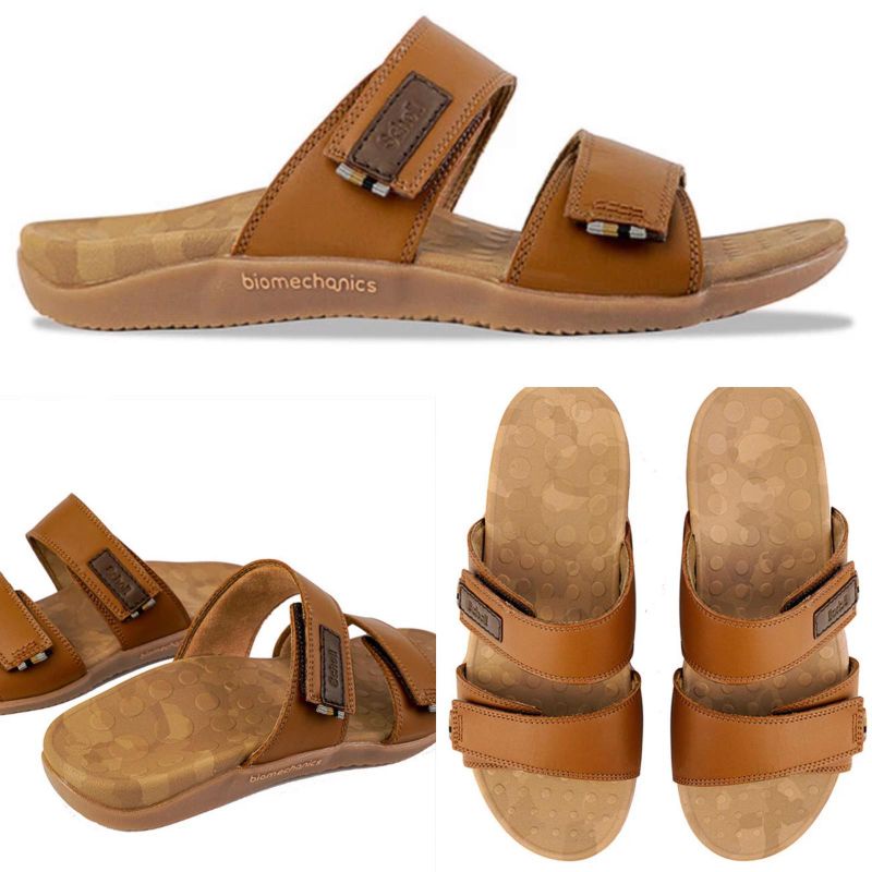 sendal Scholl biomechanics selop