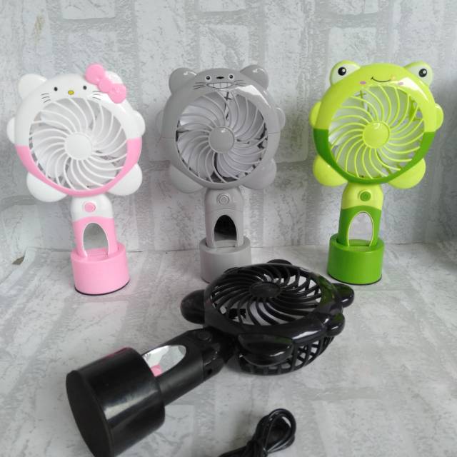 kipas gagang kaca - kipas gagang karakter - kipas mini karakter