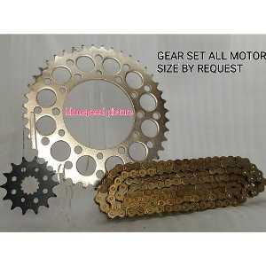 GEAR SET VIXION 415 428 UKURAN REQ  XTREME NOT SSS TK DAYTONA