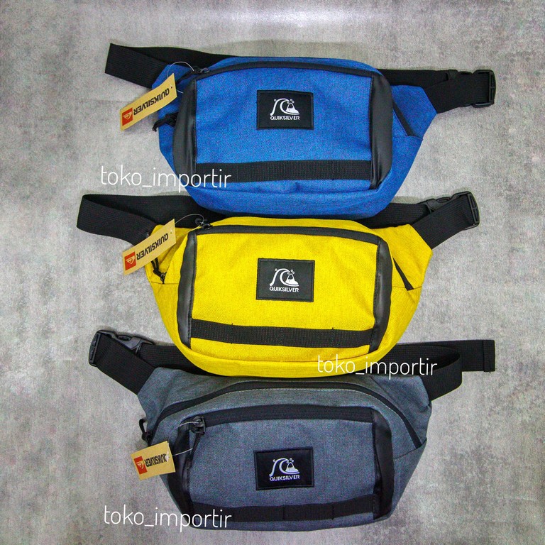 tas waistbag pria Quiksilver canvas tas pinggang pria new