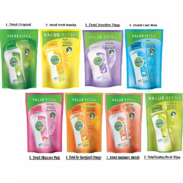 dettol body wash refill 410ml/ 250ml