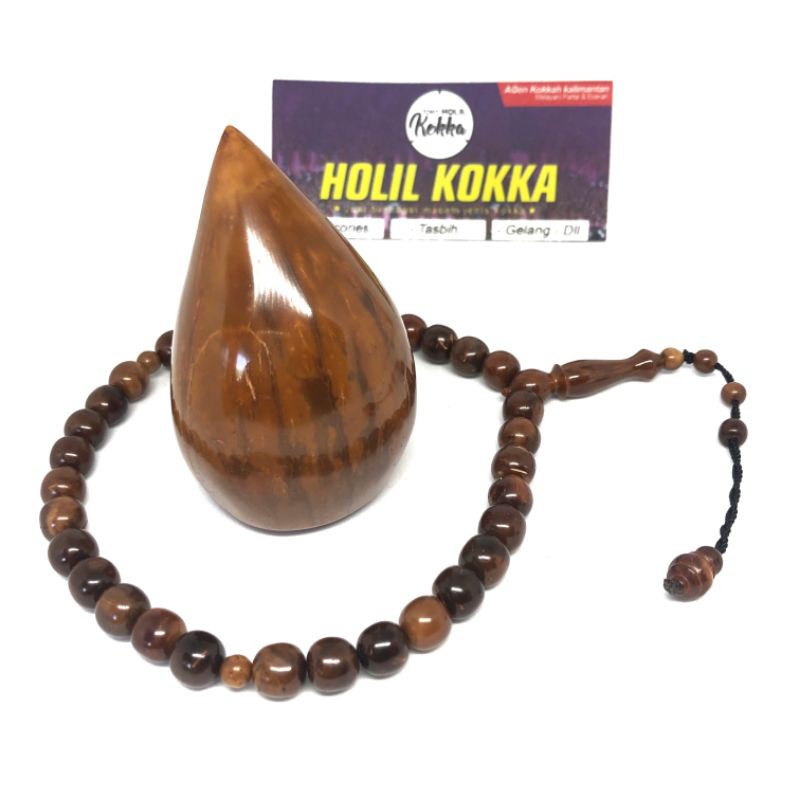 Tasbih Kaukah 33 Bulat Tasbih Kokka Tasbih 33 Kokka Tasbih Kayu Kokka Holil Kokka