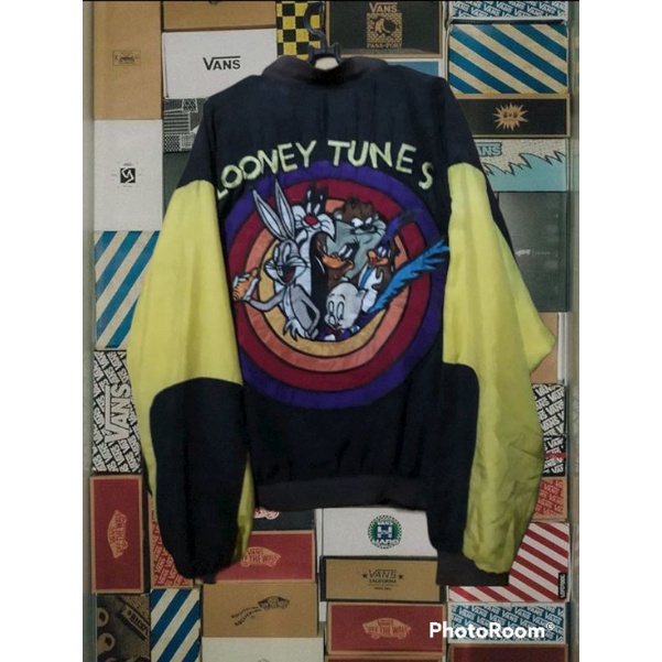 windbreaker vintage jeff hamilton x looney tunes