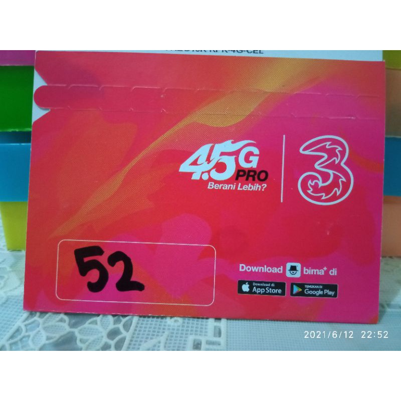 kartu perdana tri happy unlimited 52 gb