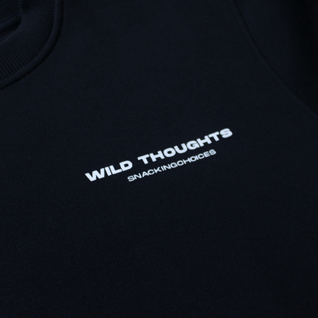 Crewneck - Snackingchoices Wild Though Black