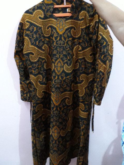 Cp Tunik Serut Sogan Kaktus/batik Kuliah/batik Modern / Batik