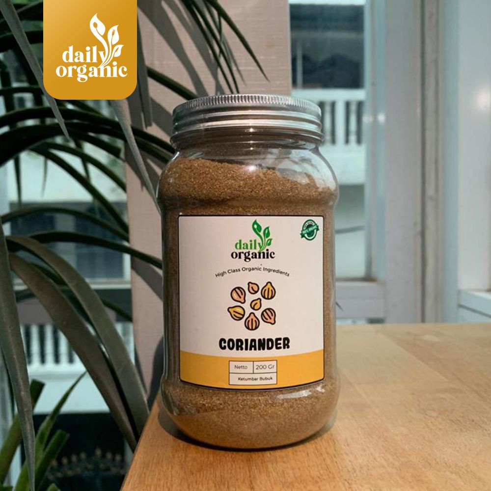 KETUMBAR BUBUK ORGANIK - CORIANDER POWDER PREMIUM - DAILY ORGANIC