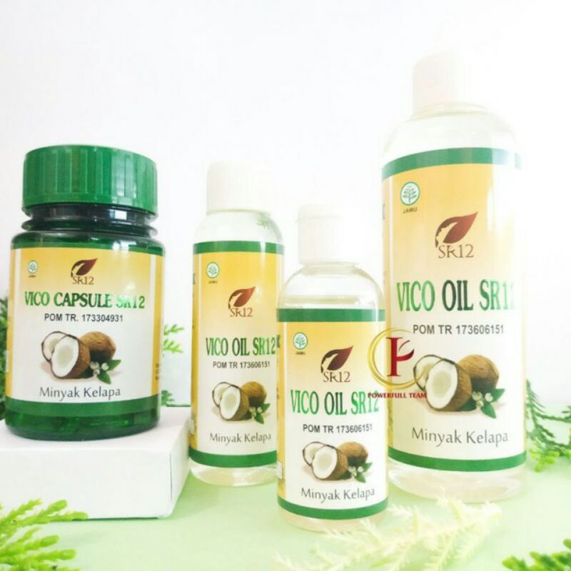 SR12 VICO (OIL&KAPSUL) [VCO 60ml,VCO 100ml,VCO 250ml,VCO KAPSUL)