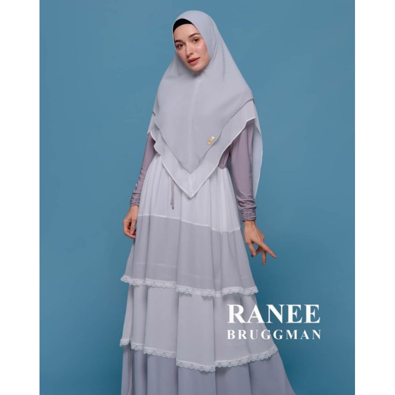 Gamis Polos Reisya Syari By Ranee Brugman