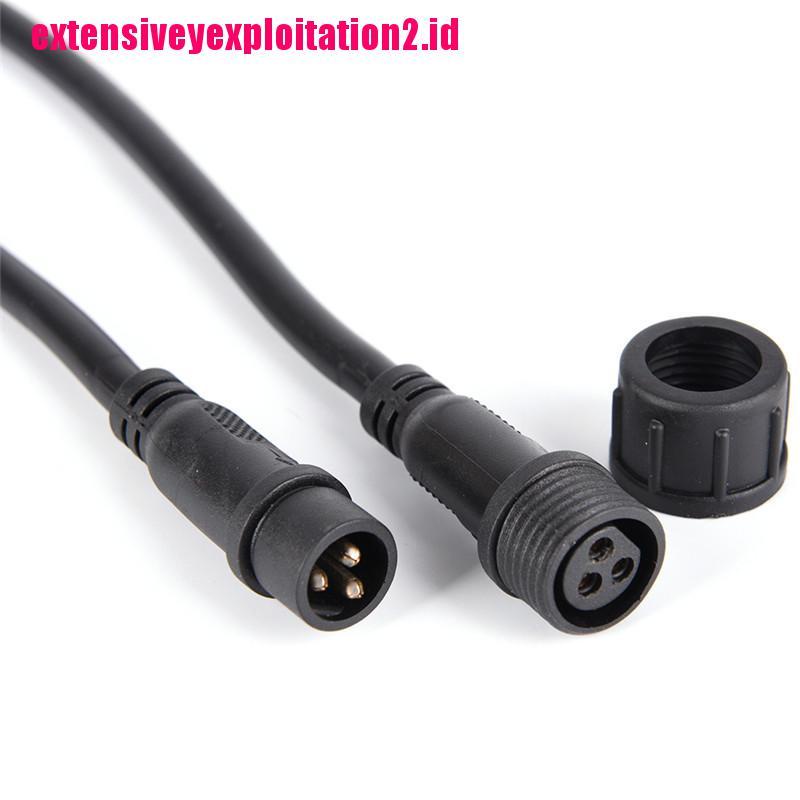 &lt; E2id &amp; &gt; Konektor Kabel AC 3-pin 18awg IP65 Anti Air