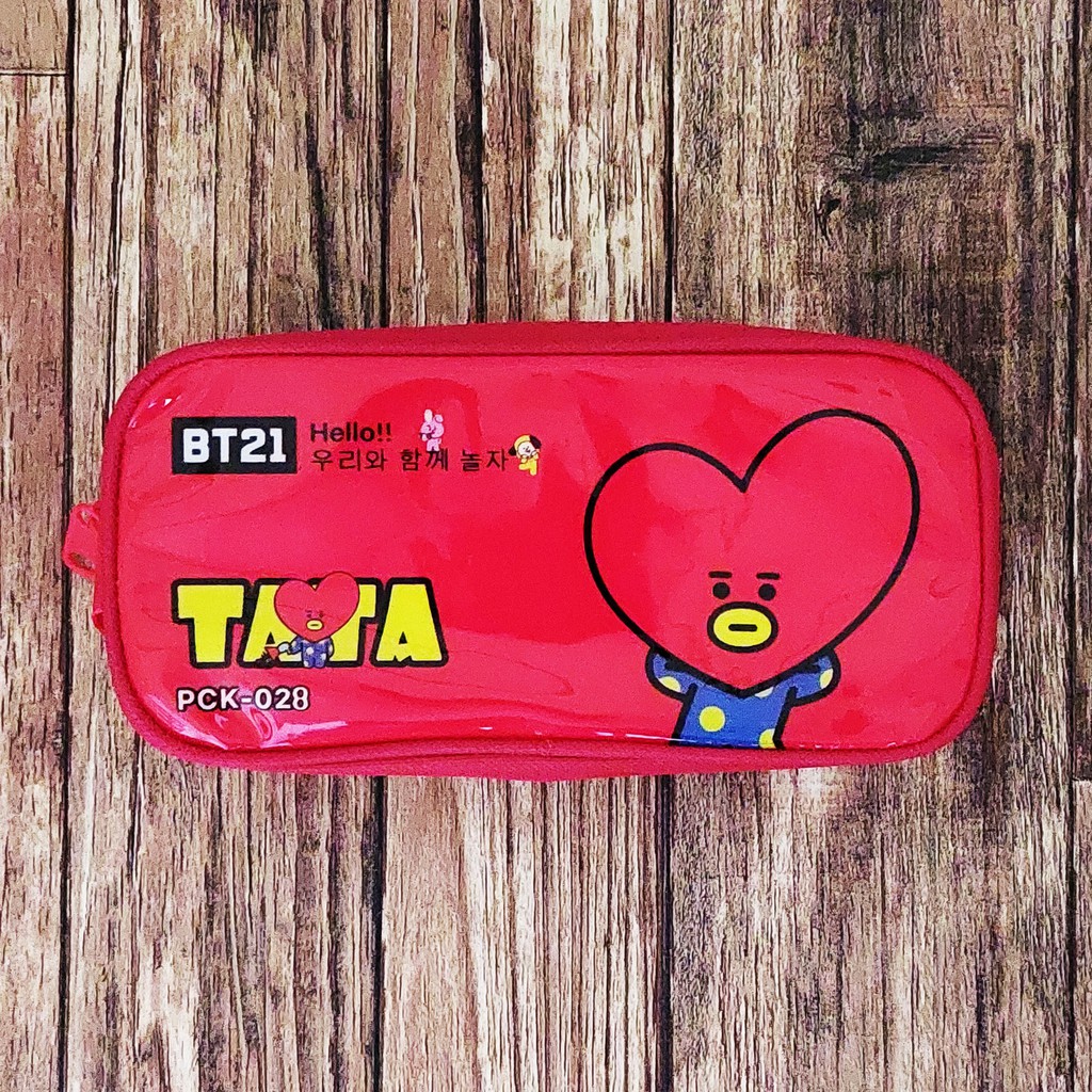 KOTAK PENSIL BT21 KPOP / TEMPAT ALAT TULIS BT21 TERLARIS-K.P - BT21 TATA