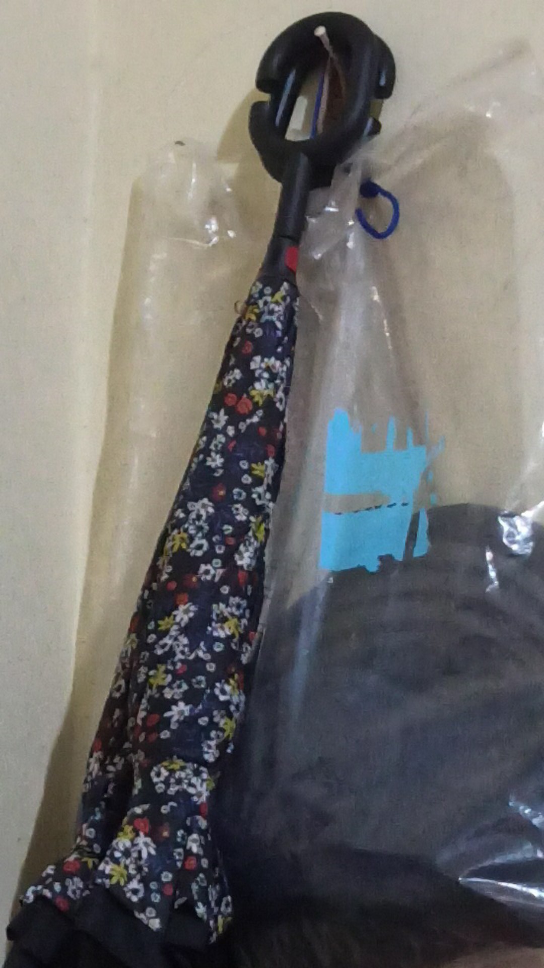 Jktumbrella - Payung Terbalik / Mobil / Kazbrella / Reversible - Motif Bunga