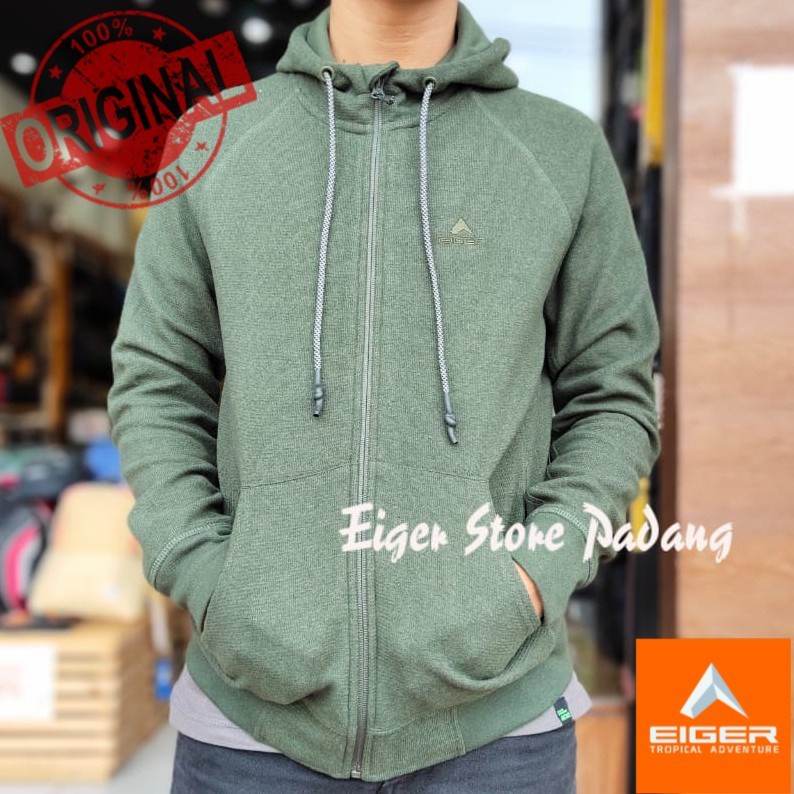 Jaket HIkeland Sweater Hoody Jaket Santai jaket Casual Original Eiger1989