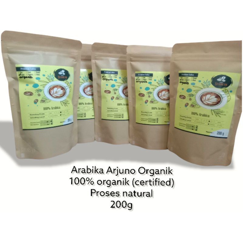 

Kopi Segalih Arabika Arjuno Organik Bubuk 200g