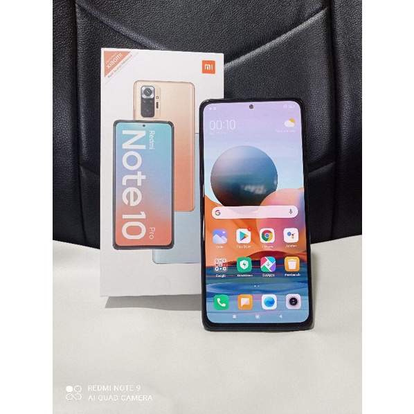 xiomi redmi note 10 pro 8/128gb bekas second murah