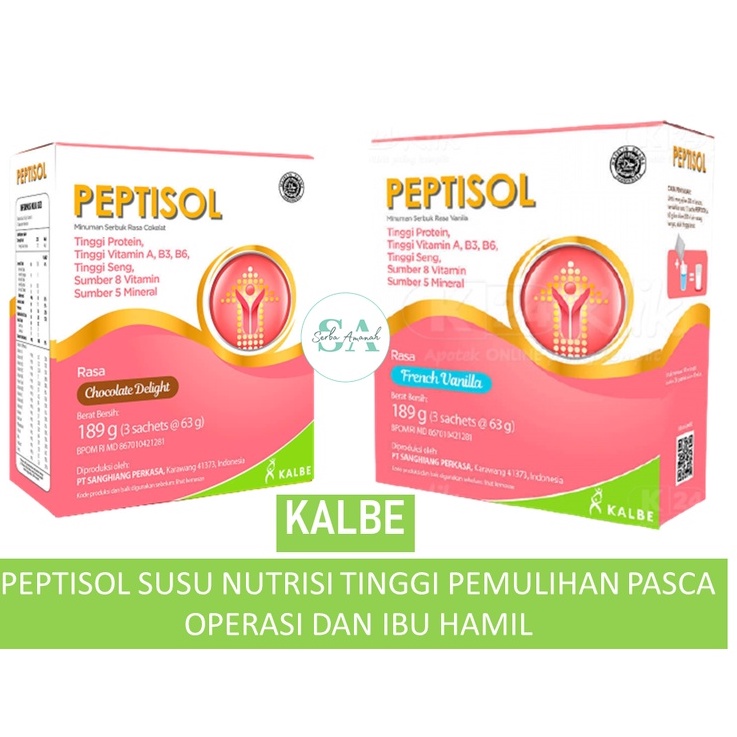 

Peptisol 190/189 gram COKLAT dan VANILA