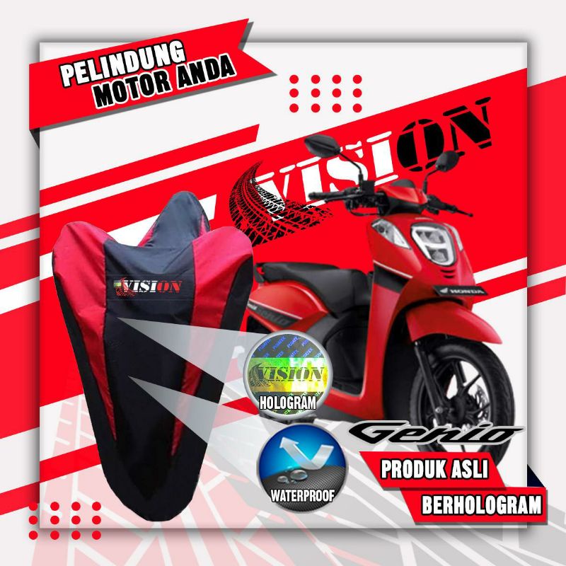 Sarung Motor Honda Genio 2022 Cover Motor Genio 2022 Tutup Motor Honda Genio CBS 2022 Selimut Motor Honda Genio 2022 Mantel Motor Genio 2022 Waterproof