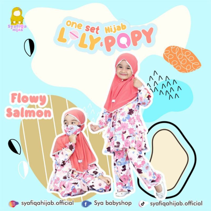 ONE SET LOLY POPY ORIGINAL by Syafiqa