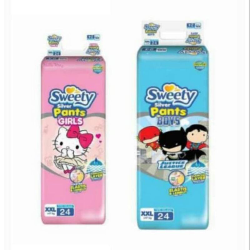 SWEETY Silver BOY & GIRL XXL 24