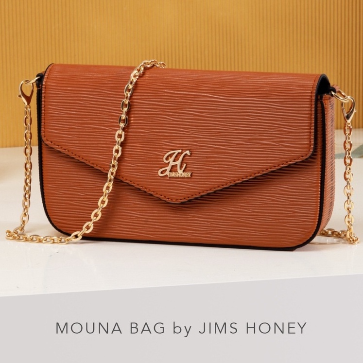 Jimshoney Mouna Bag / Tas Slempang Bahu slingbag totebag fashion Wanita Import casual pesta JH