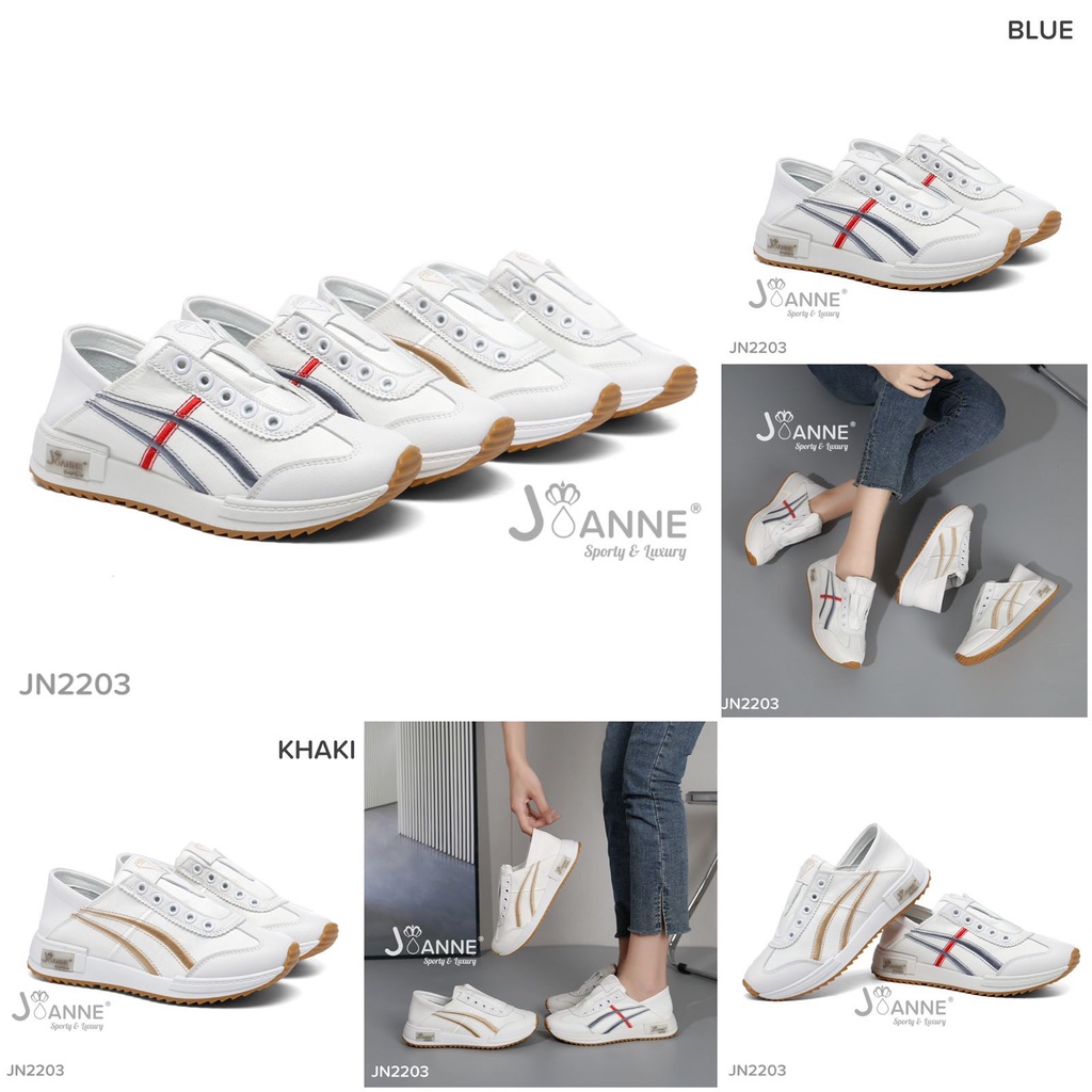 JOANNE 2Fungsi Slip On Sneakers Shoes #JN2203 ORIGINAL