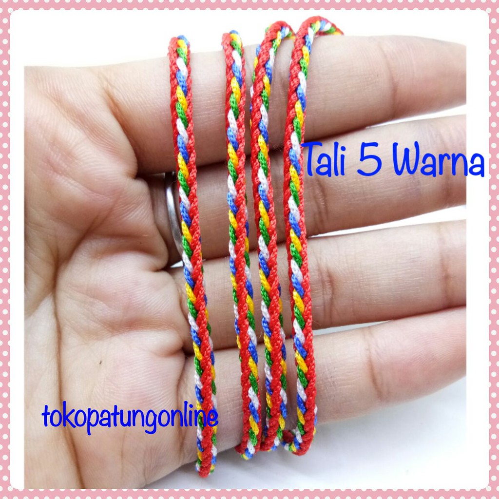 Tali 5 Warna Gelang Kalung