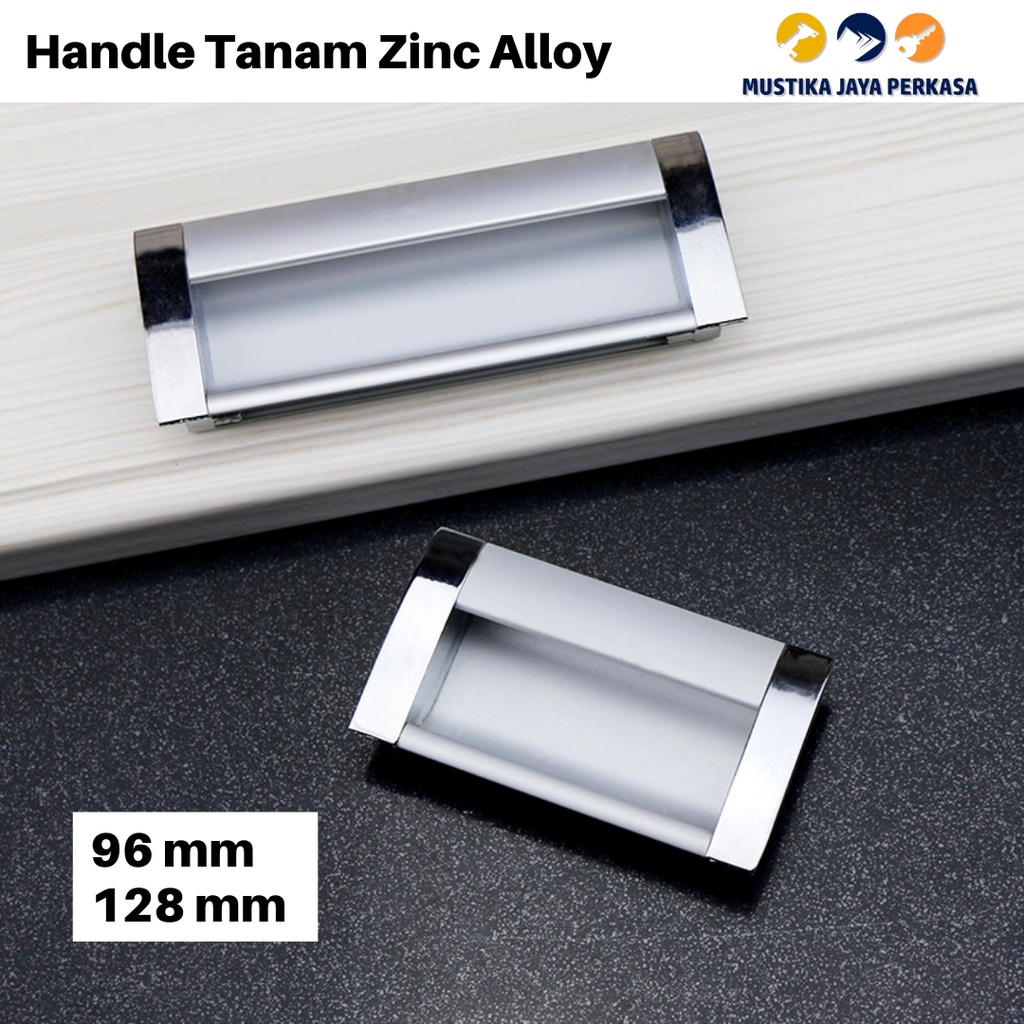 Handle Tanam Murah Handle Pintu Geser Lemari Tarikan Laci Tanam Plastik Bukan Besi 96 128