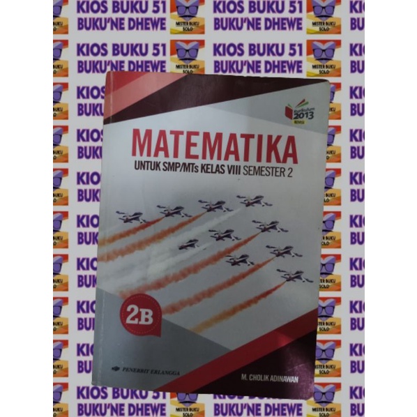 

Buku Paket Matematika SMP Kelas 2B Penerbit Erlangga K13