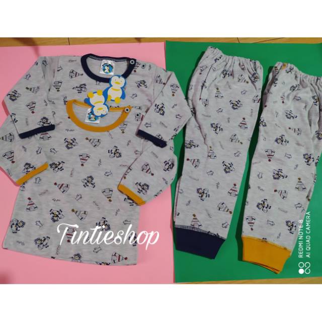 Stelan Baju Bayi Panjang papanda Size M/L