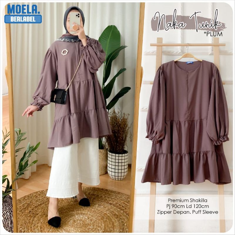 NAKA TUNIK | TUNIK LD 120 | ATASAN WANITA | TUNIK BUSUI ORI BY MOELA