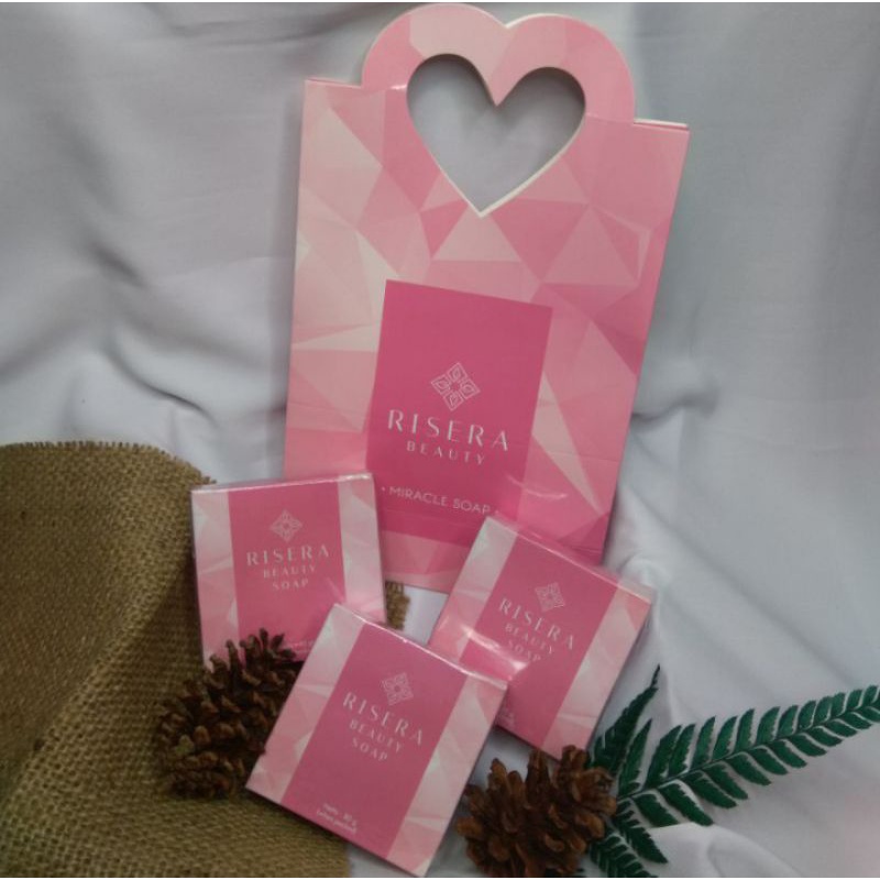 RISERA BEAUTY SOAP / SABUN SAKTI ( 1 paket isi 5)