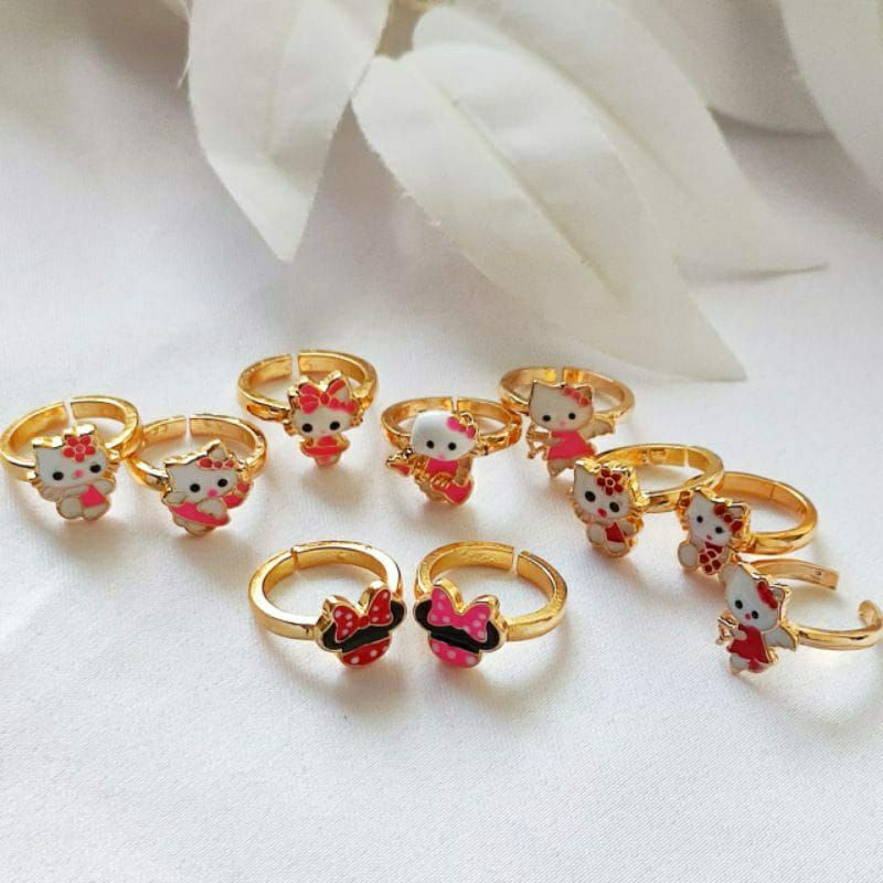 Cincin Xuping Anak cincin Xuping permata Cantik