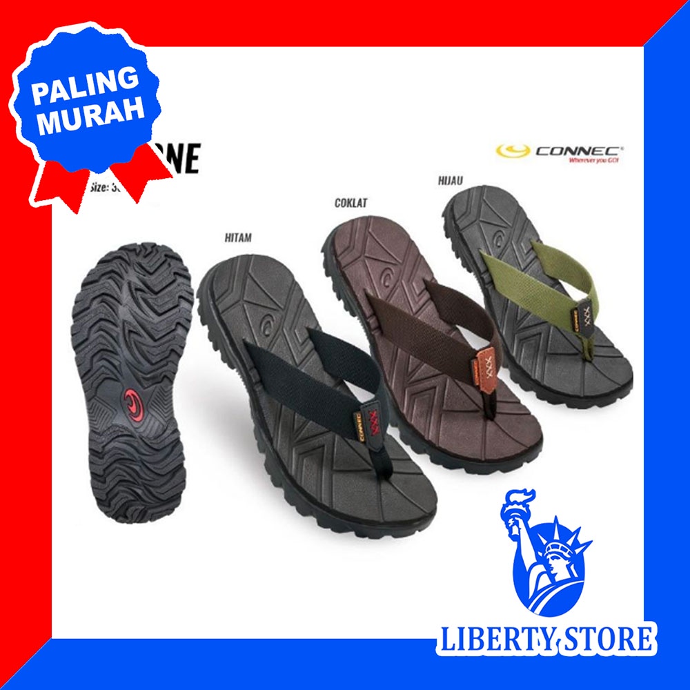 Sandal Jepit Pria Dewasa Original CONNEC MORONE Kekinian