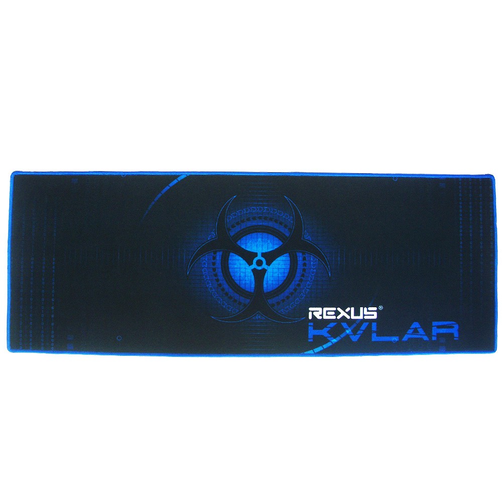 Trend-Rexus Mouse Pad Gaming KVLAR T1 Lebar 80 x 30 x 0,3cm – Hitam/Biru