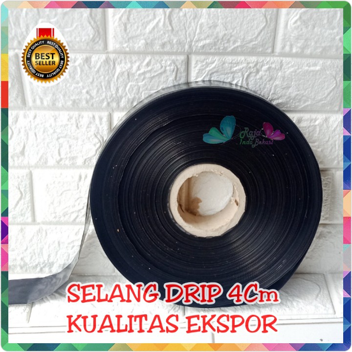 Selang Meteran Drip 4 Cm X 10 Micro Kualitas Bagus Ekport - Selang Plastik Drip 4cm Meteran