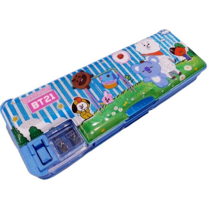 

Hemat Kotak Pensil Magnet Besar 2 Sisi + Rautan Pensil Motif Bts/Bt21 Kt1111 Trendi