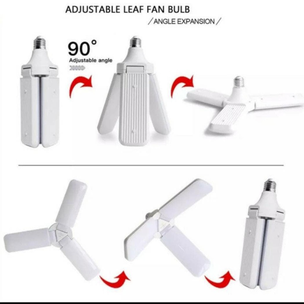 (FO) LAMPU FAN BLADE LED/LAMPU BOHLAM LED 45W