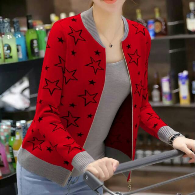 XC - JAKET STAR NUNA / JAKET WANITA / JAKET WANITA KEKINIAN / BEST SELLER / HIGH QULIATY