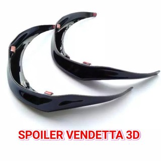 SPOILER KYT VENDETTA 2 KYT FALCON SPOILER 3D VENDETTA 2 FALCON | Shopee