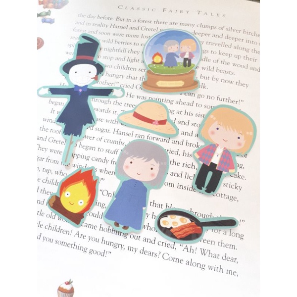 

Ghibli Sticker Sets (howl's moving castle, Kiki's delivery service)