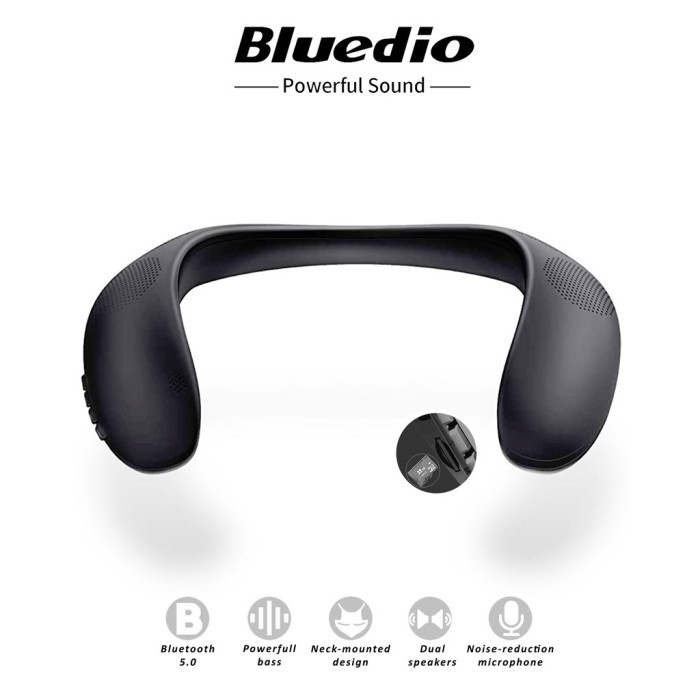 Speaker Bluedio HS Neck Bluetooth 5.0 Support SD Card