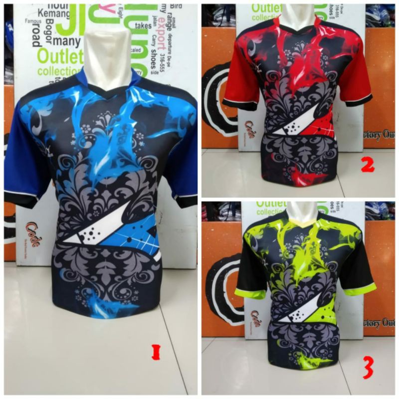 Baju Atasan Volley Mizuno Batik Printing