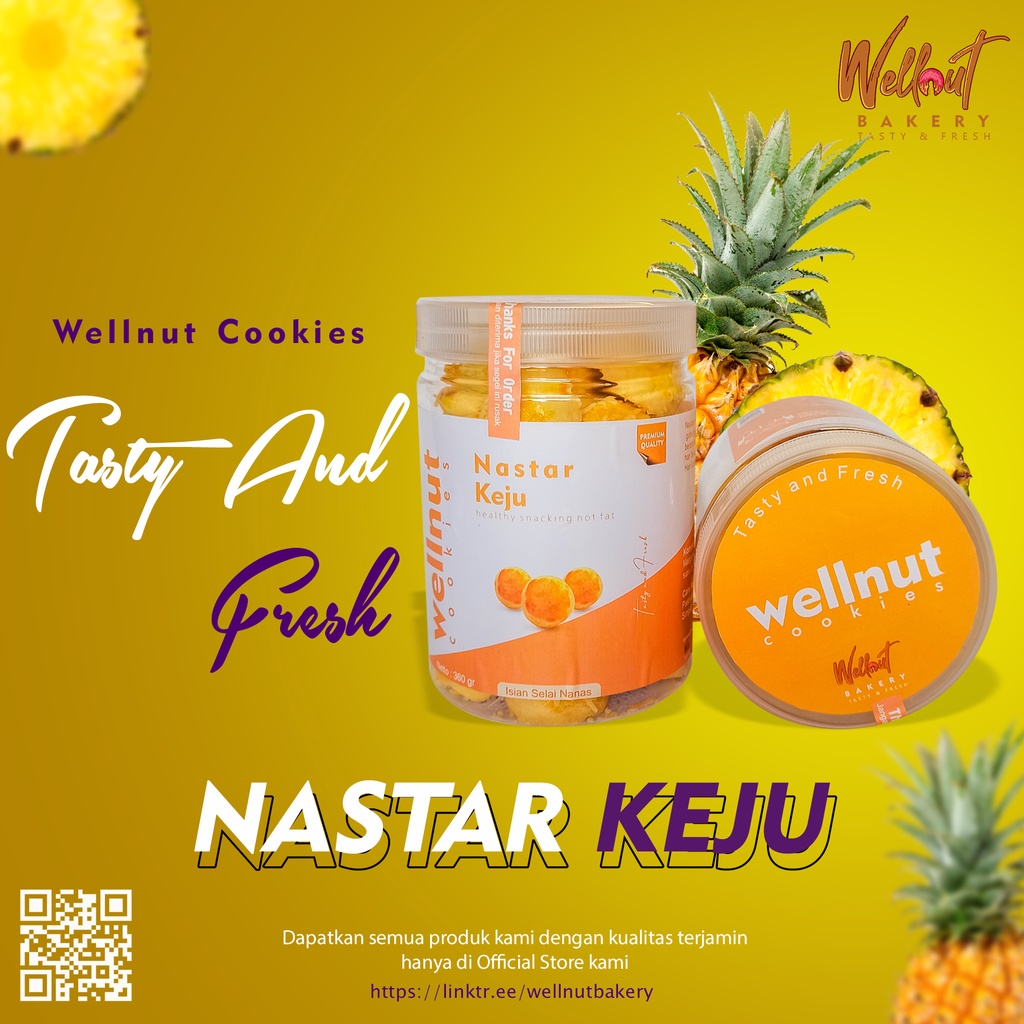 

Wellnut Nastar Keju Cookies JAR