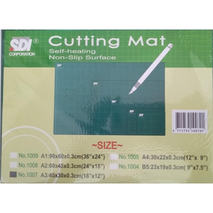 

Limited Sdi Cutting Mat A3 (45X30)Cm; Tebal 0,3Mm Gilaa!!!