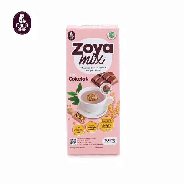 MamaBear Zoya / Soya Mix Pelancar ASI PAKET 3 (ZOYAMIX SOYAMIX 1 BANANA 1 COKELAT 1 MELON)